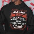 Maynard Blood Runs Through My Veins Family Christmas Hoodie Funny Gifts