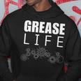 Mechanic Grease Life Gears For Car Mechanic Dad Hoodie Unique Gifts