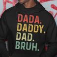 Men Dada Daddy Dad Bruh Fathers Day Vintage Funny Father Hoodie Unique Gifts