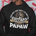 Mens Being Papaw I Love More Than Guitars Guitar Papa  Hoodie Personalized Gifts