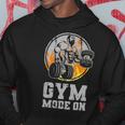 Mens Fitness Workout Gym Bodybuilder Gym Mode On Bodybuilding Hoodie Unique Gifts