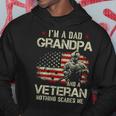 Mens Im A Dad Grandpa And A Veteran Flag Usa Fathers Day 213 Hoodie Unique Gifts