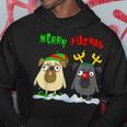 Merry Pugmas Christmas Party Xmas Holidays Pug Dog Lover Hoodie Unique Gifts