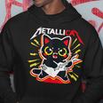 Metallicat Funny Cat Rock 90S Meow For Music Band Of Friend 90S Vintage Designs Funny Gifts Hoodie Unique Gifts