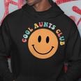 Mothers Day Groovy Auntie Cool Aunts Club 2 Sided Hoodie Funny Gifts