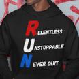 Motivational Running Training Acronym Workout Gym Quote Hoodie Unique Gifts
