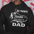 My Favorite Fishing Buddy Calls Me Dad Cute Fish Father Day Hoodie Unique Gifts
