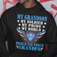 My Grandson Is A Soldier Airman Proud Air Force Grandpa Gift Gift For Mens Hoodie Unique Gifts