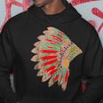 Native American Indian Tribes Feather Headdress Pride Chief Hoodie Unique Gifts