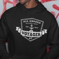 Nautical All Aboard Anchor Voyager Retro Ocean Hoodie Unique Gifts