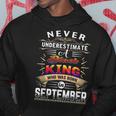 Never Underestimate A Black King Who Was Born In September Gift For Mens Hoodie Unique Gifts