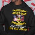 Never Underestimate Uss New Jersey Bb62 Battleship Hoodie Funny Gifts