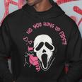 No You Hang Up First Ghost Calling Halloween Horror Hoodie Funny Gifts