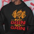 No Pain No Gain Gym Fitness Lovers Fitness Workout Costume Hoodie Unique Gifts