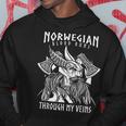 Norwegian Blood Runs Through My Veins Viking & Odin Hoodie Unique Gifts