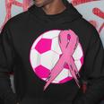 In October We Wear Pink Soccer Breast Cancer Awareness Hoodie Unique Gifts