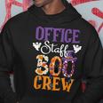 Office Staff Boo Crew Matching Autumn Halloween Costume Hoodie Unique Gifts