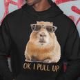 Ok I Pull Up Capybara Gifts For Capybara Lovers Funny Gifts Hoodie Unique Gifts