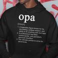 Opa Definition Funny Cool Hoodie Unique Gifts