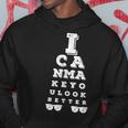 Optometrist Eye Chart Gift Doctor Optician Doctor Funny Gifts Hoodie Unique Gifts