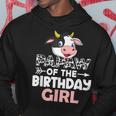 Papaw Of The Birthday Girl Cows Farm Cow Papaw Hoodie Unique Gifts