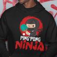 Ping Pong Ninja - Table Tennis Player Paddler Sports Lover Hoodie Funny Gifts