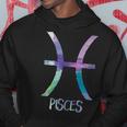Pisces Zodiac Symbol Astrology Fish Water Sign Hoodie Unique Gifts
