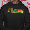 Power Kente Hand Fist Junenth Afro Vintage Black History Hoodie Unique Gifts