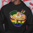 Powered By Ramen Lgbt Gay Pride Ally Lgbtq Nonbinary Trans Hoodie Unique Gifts