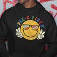 Pre-K Vibes Happy Face Smile Back To School Hoodie Funny Gifts