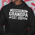 Pregnancy Announcement Grandparents Promoted To Grandpa 2024 Gift For Mens Hoodie Funny Gifts