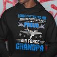 Pride Military Family Proud Grandpa Air Force Gift Gift For Mens Hoodie Unique Gifts