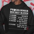 Programmer Hourly Rate Funny It Support Coder Labor Gifts Hoodie Unique Gifts
