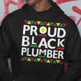 Proud Black Plumber African American History Month Pride Hoodie Unique Gifts