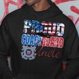 Proud Coast Guard Uncle Patriotic Men Patriotic Funny Gifts Hoodie Unique Gifts