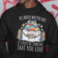 Proud Day Lgbt Be Careful Who You Hate Gay Flag Pride Gnomes Hoodie Unique Gifts