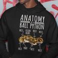 Python Snake Owner - Anatomy Of A Ball Python Hoodie Unique Gifts