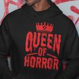 Queen Of Horror For Scary Films Lover Halloween Fans Halloween Hoodie Unique Gifts