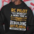 Radio Controlled Planes Rc Plane Pilot Glider Rc Airplane Hoodie Unique Gifts