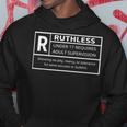 Rated R Ruthless Ruthless Af Hoodie Unique Gifts