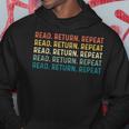 Read Return Repeat Cute Librarian Library Worker Hoodie Personalized Gifts