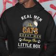 Real Men Like Cats Pets Cat Dad FunnyHoodie Unique Gifts
