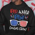 Red White & Blue Cousin Crew 4Th Of July Kids Usa Sunglasses Hoodie Unique Gifts