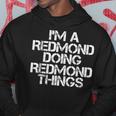 Redmond Funny Surname Family Tree Birthday Reunion Gift Idea Hoodie Unique Gifts