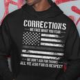 Respect Correctional Officer Proud Corrections Officer Hoodie Funny Gifts