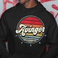 Retro Avinger Home State Cool 70S Style Sunset Hoodie Unique Gifts