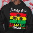 Retro Birthday Crew Jamaica 2023 Party Vacation Matching Hoodie Personalized Gifts