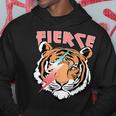 Retro Fierce Tiger Lover Lightning Hoodie Unique Gifts