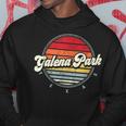Retro Galena Park Home State Cool 70S Style Sunset Hoodie Unique Gifts