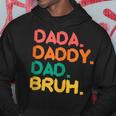 Retro Vintage Dada Daddy Dad Bruh Funny Fathers Day 2023 Hoodie Unique Gifts